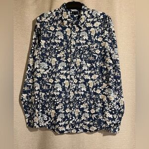 Good Man Brand Floral Cotton Button Up Shirt